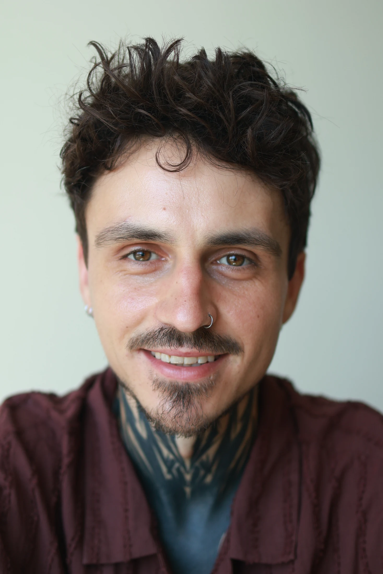 Chris in einer natürlichen Nahaufnahme